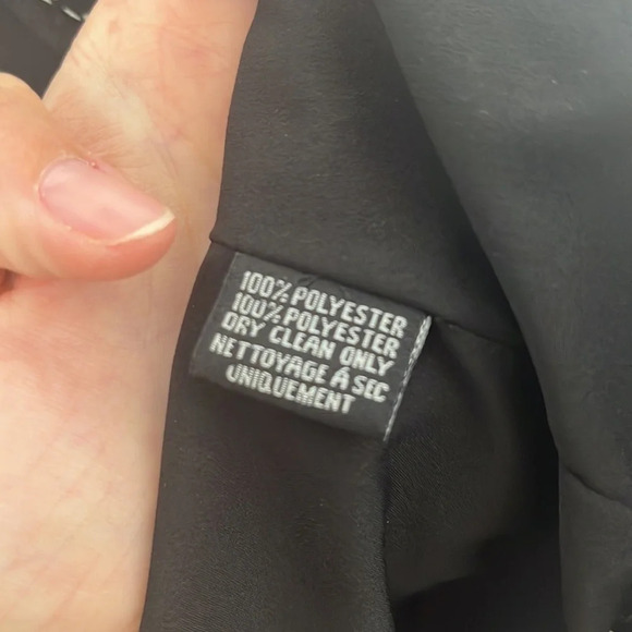 Anthropologie Feathers by Tolani White Motif Open Drape Blazer - Picture 4 of 6